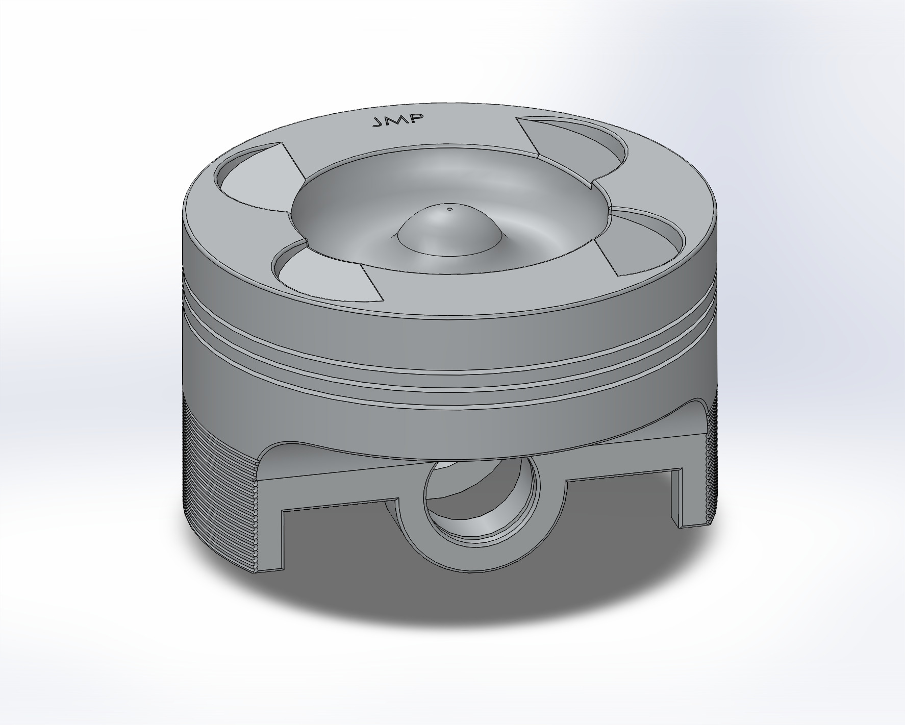 V-12 Engine Model View 3